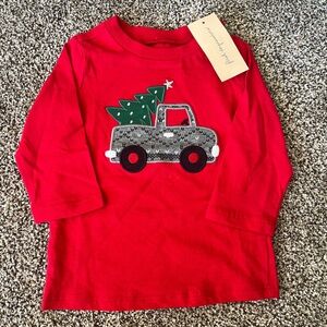 NWT First Impressions Red Christmas Shirt